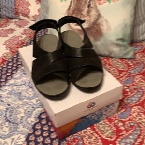 Cloudsteppers by Clarks wedge sandal